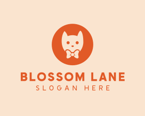 Orange Kitty Cat logo design