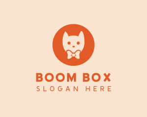 Orange Kitty Cat logo design