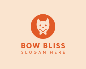 Orange Kitty Cat logo design