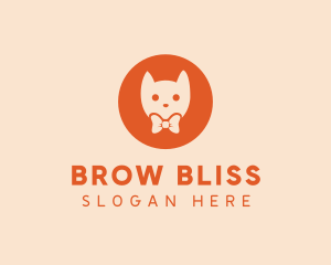 Orange Kitty Cat logo design