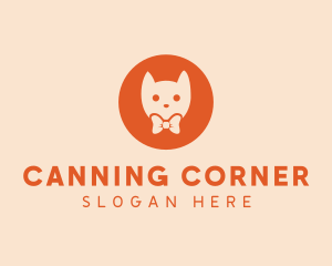 Orange Kitty Cat logo design