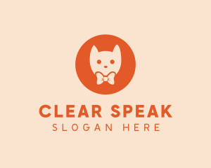 Orange Kitty Cat logo design