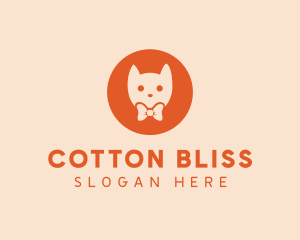 Orange Kitty Cat logo design