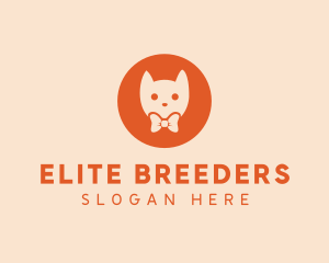 Orange Kitty Cat logo design