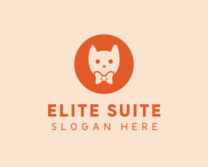 Orange Kitty Cat logo design