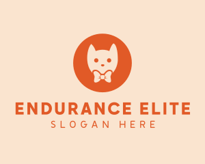 Orange Kitty Cat logo design