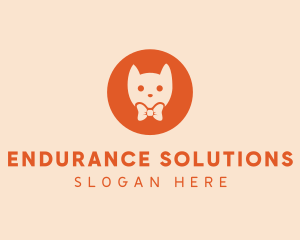 Orange Kitty Cat logo design