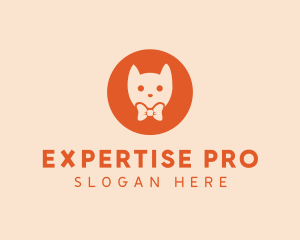 Orange Kitty Cat logo design