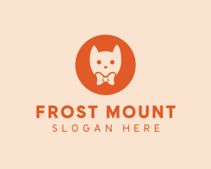 Orange Kitty Cat logo design