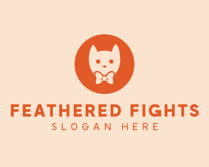 Orange Kitty Cat logo design