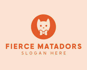 Orange Kitty Cat logo design