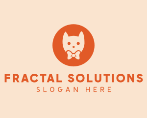 Orange Kitty Cat logo design