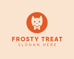 Orange Kitty Cat logo design