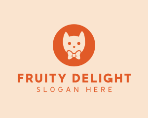 Orange Kitty Cat logo design