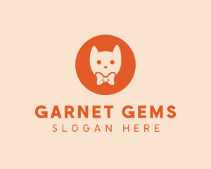 Orange Kitty Cat logo design