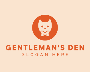 Orange Kitty Cat logo design