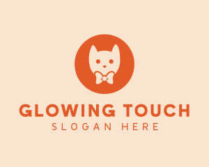 Orange Kitty Cat logo design