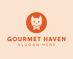 Orange Kitty Cat logo design