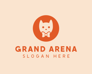 Orange Kitty Cat logo design