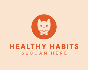 Orange Kitty Cat logo design