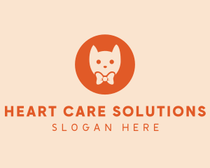 Orange Kitty Cat logo design