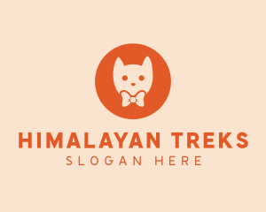 Orange Kitty Cat logo design