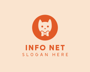 Orange Kitty Cat logo design