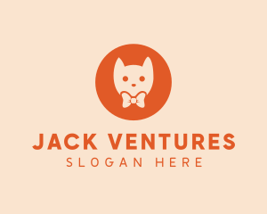 Orange Kitty Cat logo design