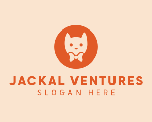 Orange Kitty Cat logo design