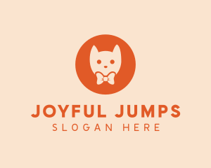 Orange Kitty Cat logo design