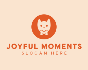 Orange Kitty Cat logo design