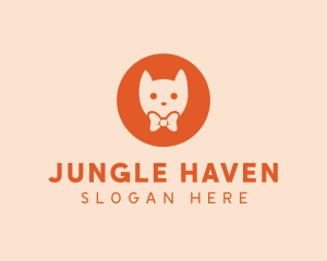 Orange Kitty Cat logo design