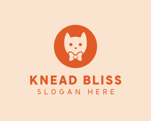 Orange Kitty Cat logo design