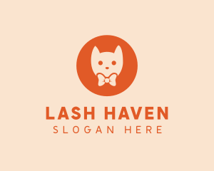 Orange Kitty Cat logo design