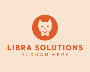 Orange Kitty Cat logo design