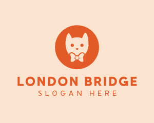 Orange Kitty Cat logo design