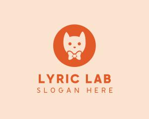 Orange Kitty Cat logo design