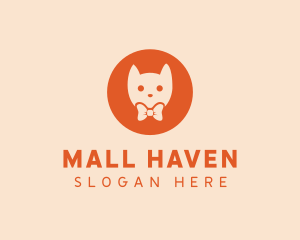 Orange Kitty Cat logo design