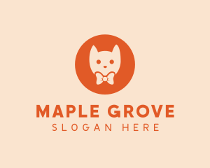 Orange Kitty Cat logo design