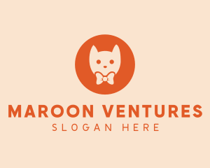 Orange Kitty Cat logo design