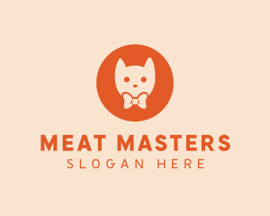 Orange Kitty Cat logo design