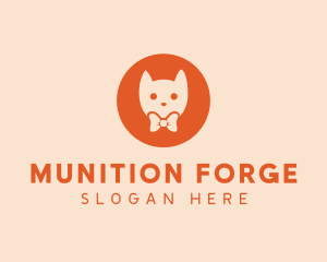 Orange Kitty Cat logo design