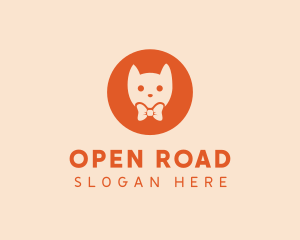 Orange Kitty Cat logo design