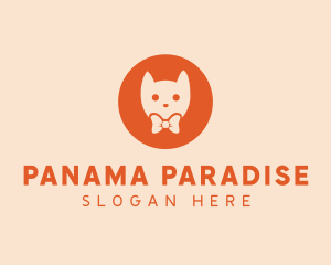 Orange Kitty Cat logo design