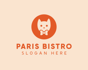 Orange Kitty Cat logo design