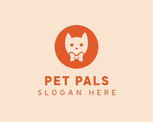 Orange Kitty Cat logo design