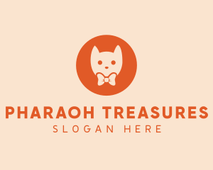 Orange Kitty Cat logo design