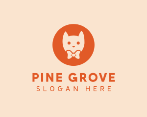 Orange Kitty Cat logo design