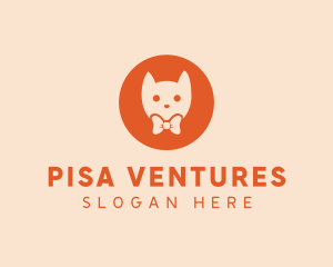 Orange Kitty Cat logo design