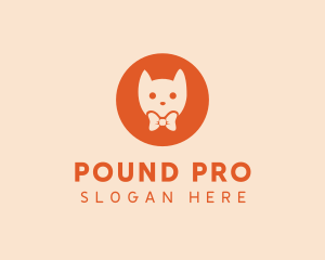 Orange Kitty Cat logo design